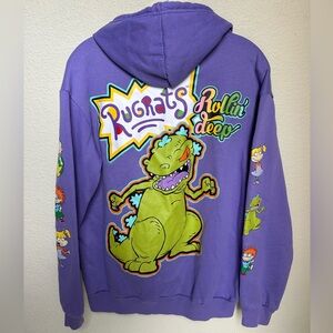Nickelodeon Rugrats Hoodie Rollin’ Deep Tommy Colorful - Size Medium